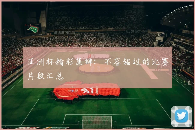 亚洲杯精彩集锦:不容错过的比赛片段汇总