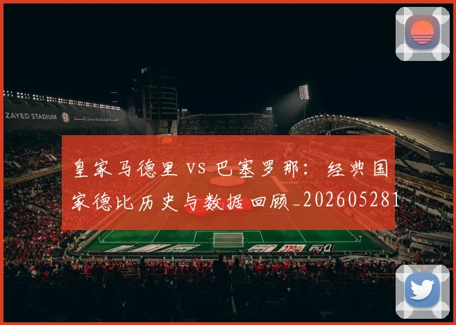 皇家马德里 vs 巴塞罗那:经典国家德比历史与数据回顾_20260528193536